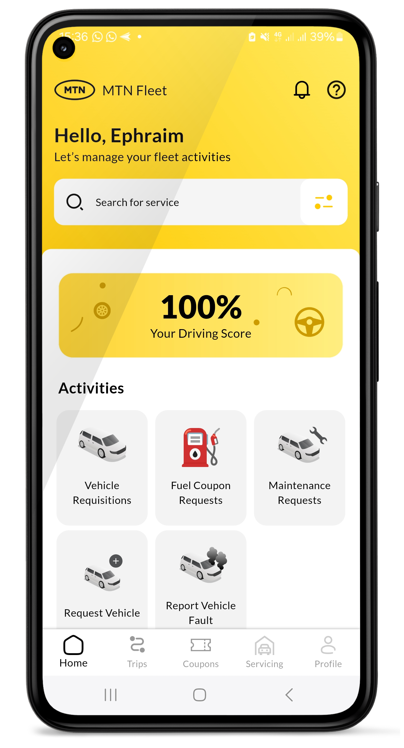App screenshot